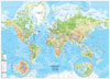 Carte Monde en relief / Physical World Map