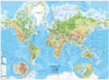 Carte Monde en relief