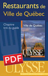 Chapitre Restaurants - Ville de Québec (PDF)