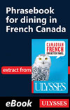 Phrasebook for dining in French Canada