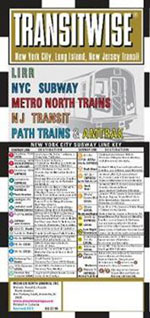 Streetwise New York Transitwise Map