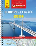 Atlas Routier Spiralé Europe - Europe Road Atlas 2024