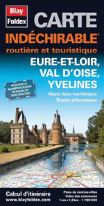 Carte Indéchirable #211 Eure-et-Loire, Val D’oise & Yvelines