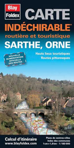 Carte Indéchirable #210 Sarthe & Orne