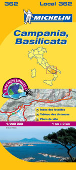 Carte #362 Campanie, Basilicate - Campania & Basilicate