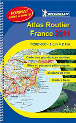Atlas Spiralé Compact #20096 Routier France 2011
