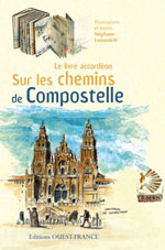 Livre Accordéon Chemins de Compostelle