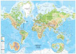 Carte Monde en relief / Physical World Map