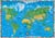 Carte du Monde Illustrée Pour Enfants