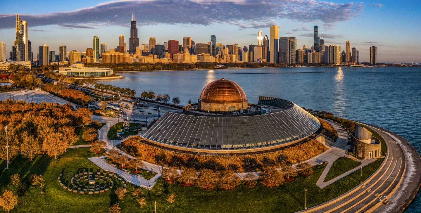 Le planétarium Adler à Chicago. © iStock / Vito Palmisano