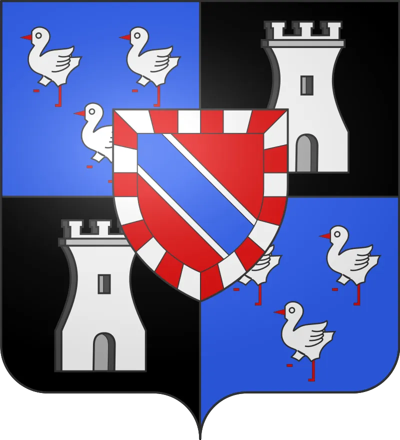 Emblème de Louis-Joseph de Saint-Veran, marquis de Montcalm-Gozon, Montcalm CC BY-SA 3.0