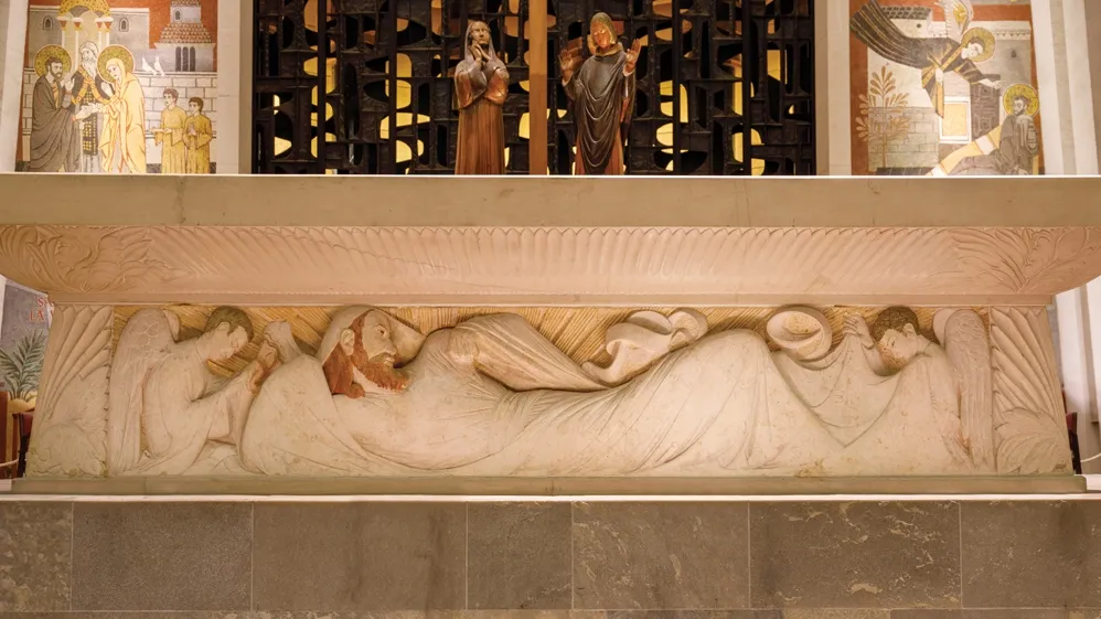 Le maître-autel de l'Oratoire Saint-Joseph. © Philippe Renault