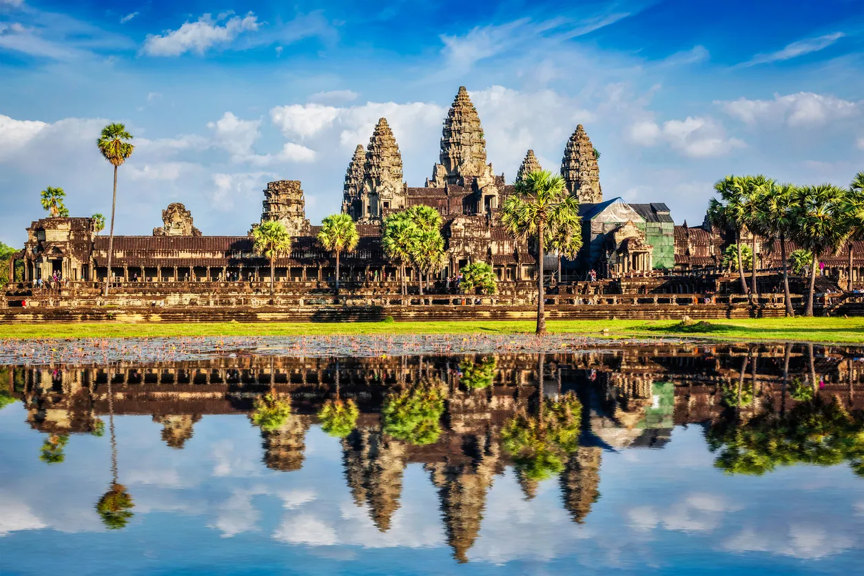 Le temple d'Angkor à Siem Reap au Cambodge © iStock / f9photos