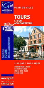 Ign Plan Tours et Son Aglomération (+livret) #72209