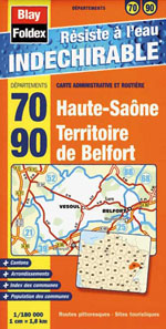 Haute Saône & Territoire de Belfort #70/90 Indéchirable