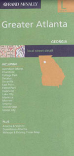 Randmcnally Greater Atlanta Folded Map Raatla