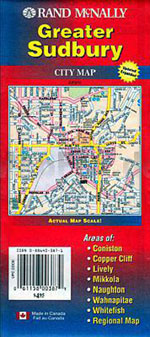 Randmcnally Greater Sudbury Folded Map