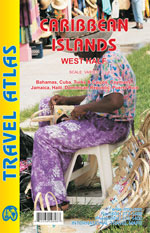 Caribbean Islands West Half Atlas - Atlas des Caraïbes Ouest