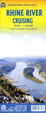 Rhine Cruising & Driving Map-Croisière & Conduite sur Rhin
