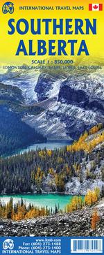 Alberta Southern Travel Map