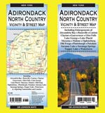 Adirondack North Country Vicinity & Street Map