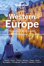 Lonely Planet Phrasebook Western Europe