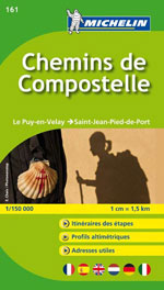 Carte Atlas #161 Chemin de Compostelle: du Puy à St-Jean