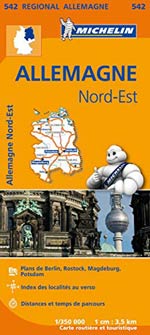 Carte #542 Allemagne Nord-Est - North-East Germany