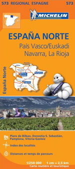Carte #573 Espagne Nord: Rioja, Pays Basque, Navarre
