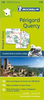 Carte Zoom #118 Périgord et Quercy