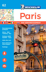 Atlas de Poche Michelin #62 Paris Par Arrondissements