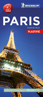 Paris - Plan de Ville Plastifié