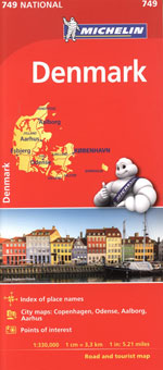 Carte Michelin #749 Denmark