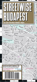 Streetwise Budapest Map