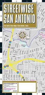 Streetwise San Antonio Map