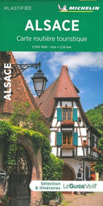 Carte Routière Touristique - Alsace