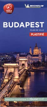 Budapest - Plan de Ville Plastifié