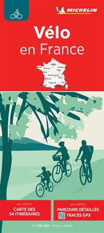 Carte N° 767 - France : Itinéraires à Vélo