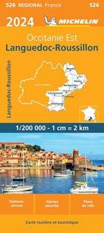Carte #526 Languedoc-Roussillon Occitanie Est 2024
