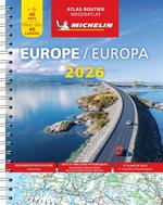 Atlas Routier Spiralé Europe - Europe Road Atlas