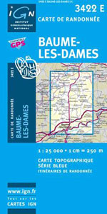 Ign Top 25 #3422 E Baume-les-Dames