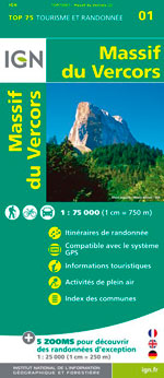 Ign Top 75 #001 Massif du Vercors