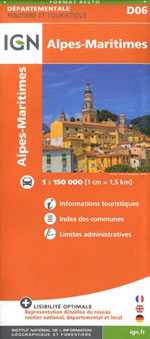 Ign Département #06 Alpes-Maritimes