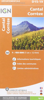 Ign Département #15-19 Cantal, Corrèze