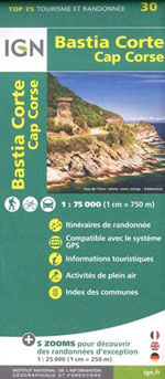 Ign Top 75 #030 Bastia, Corte, Cap Corse