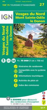 Ign Top 75 #027 Vosges du Nord, Mont Saint-Odile, le Donon