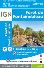 Ign Top 25 M2417ot Mini Forêt de Fontainebleau