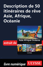 Description de 50 itinéraires de rêve Asie, Afrique, Océanie