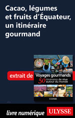 Cacao, légumes et fruits d
