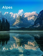 The Alps = Les Alpes = Die Alpen